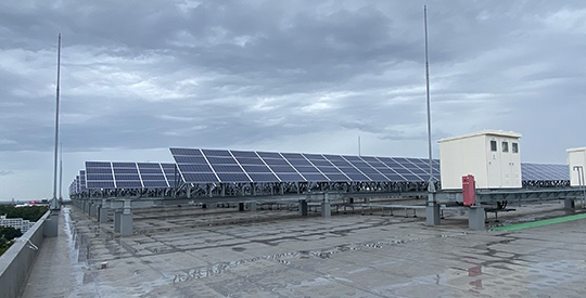 太陽光発電設備（KRD-Logistics札幌里塚）※発電出力 366kW